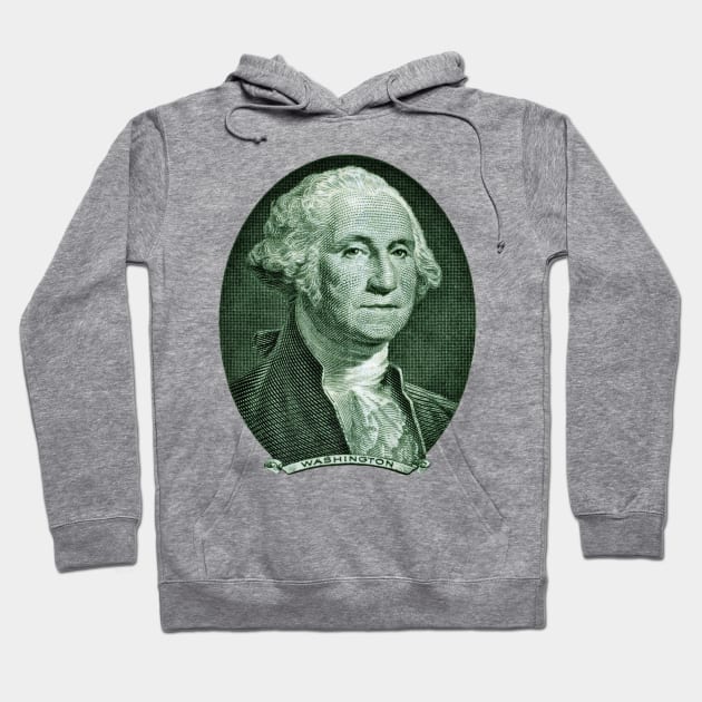 George Washington Patriot Dollar Hoodie by Macy XenomorphQueen